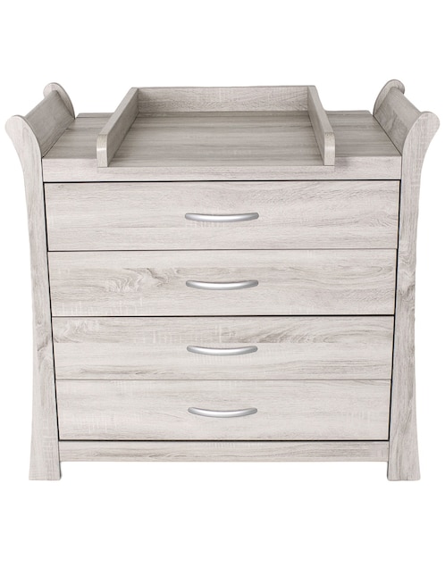 Cómoda con cambiador Noble Mon Caramel de MDF