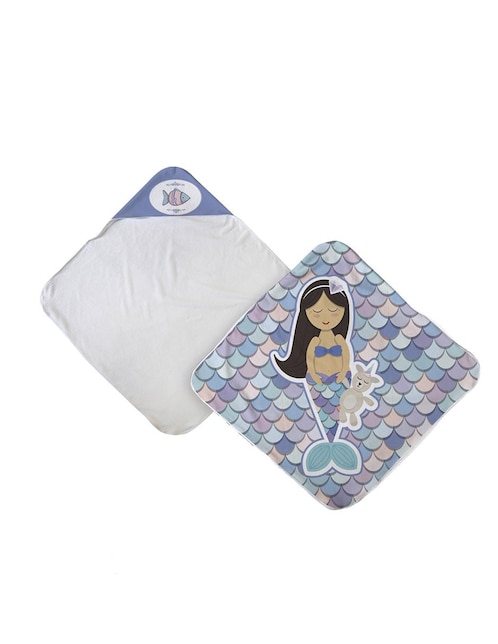 Toalla con Capucha Sirena 1