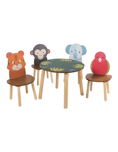 Set de mesa infantil Duduk Montessori de 5 piezas