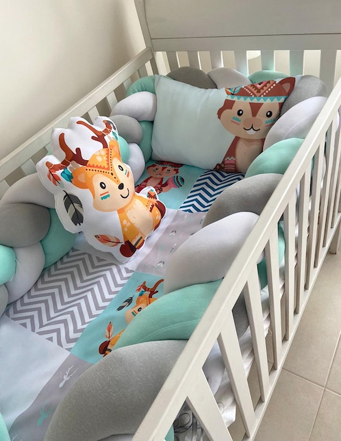Juego de cuna Beikia para bebé niño 5 piezas