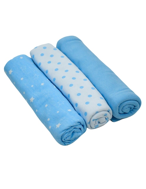 Set frazada de tejido microfibra unisex 1