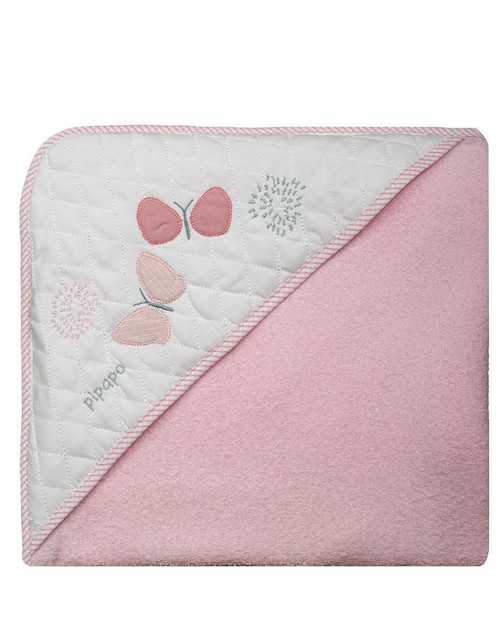 Toalla Pipapo Mariposa de algodón para bebé niña