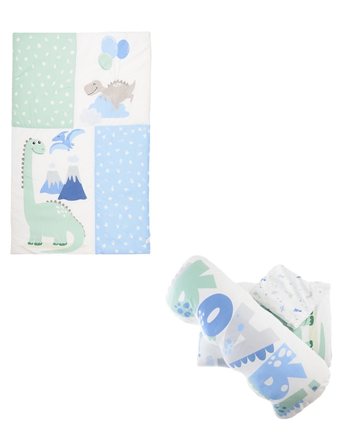 Juego de cuna Cuddle Bubble Roar para bebé niño 4 piezas 1