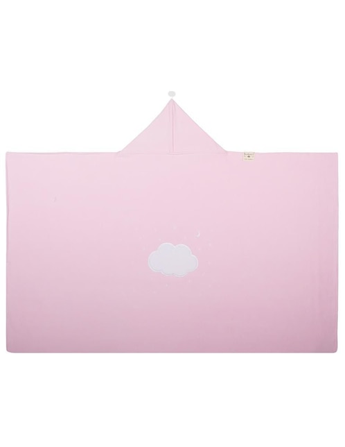 Frazada clásica tejido de jersey bambineto 100% algodón pima nube bordada liso ángel para bebé unisex