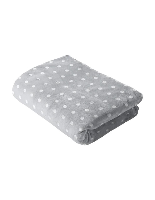 Cobertor Chiquimundo Silver estampado lunares