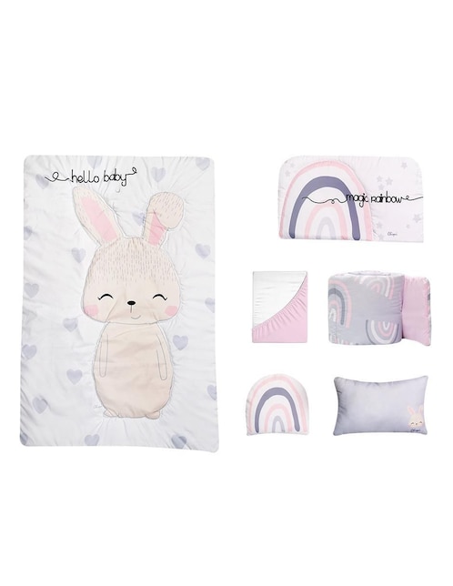 Juego de cuna chiquimundo sin familia o colección "para" unisex 6 "piezas"