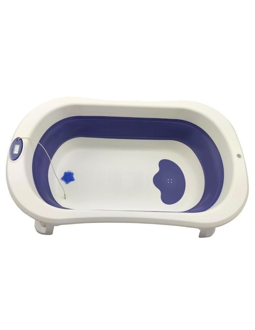 Bañera The Baby Shop Plegable con Termómetro de plástico