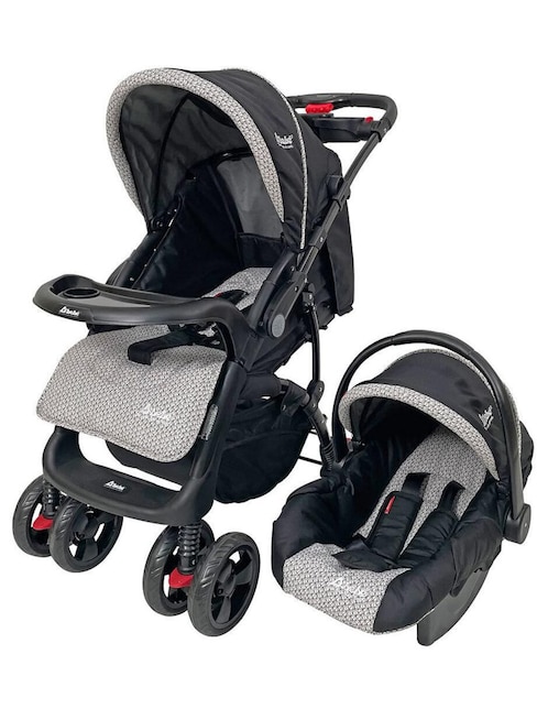 "carriola" travel system manubrio reversible y autoasiento the baby shop "de" metal