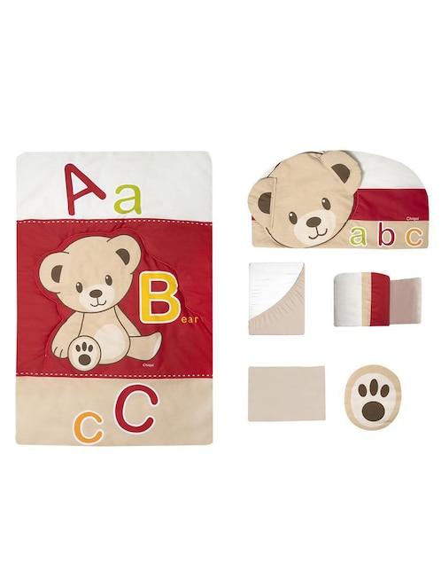 Juego de cuna vianney infantil "para" unisex 6 "piezas"