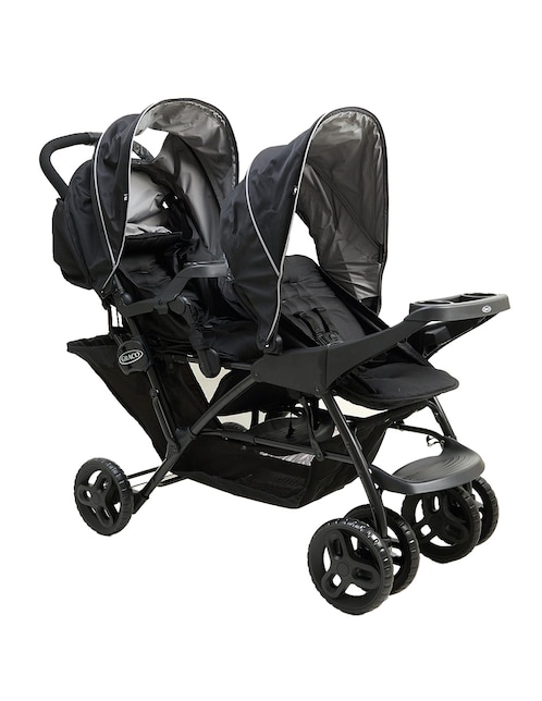Carriola doble Stadium Duo Graco de tela