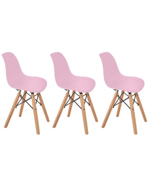Set de silla infantil 3 piezas Infantil de madera 1