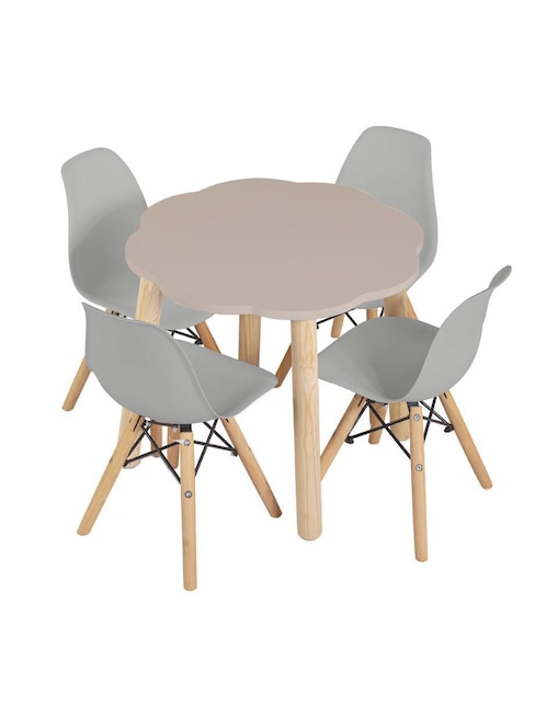 Mesa con silla duduk niñas pequeñas o niños pequeños "de" mdf y madera