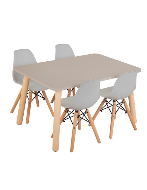 Set de mesa infantil duduk sin familia o colección "de" materialatt" 5 "piezas"
