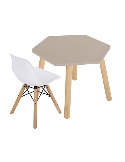 Mesa con silla duduk niños y niñas "de" mdf y madera