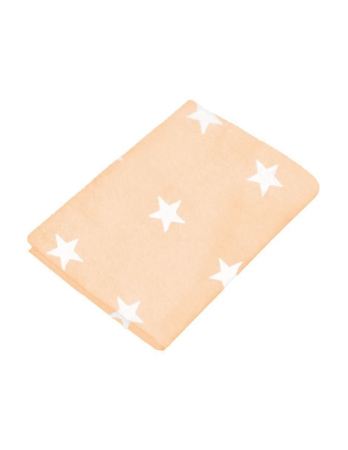 Sábana para cajón de poliéster 300 hilos Nap Estrellas Peach