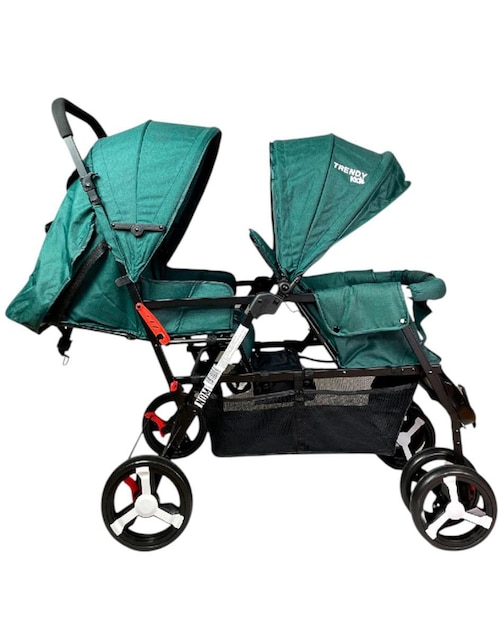 Carriola doble plegable