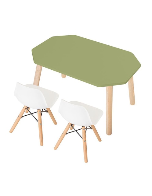 Set de mesa infantil armable Eames 1