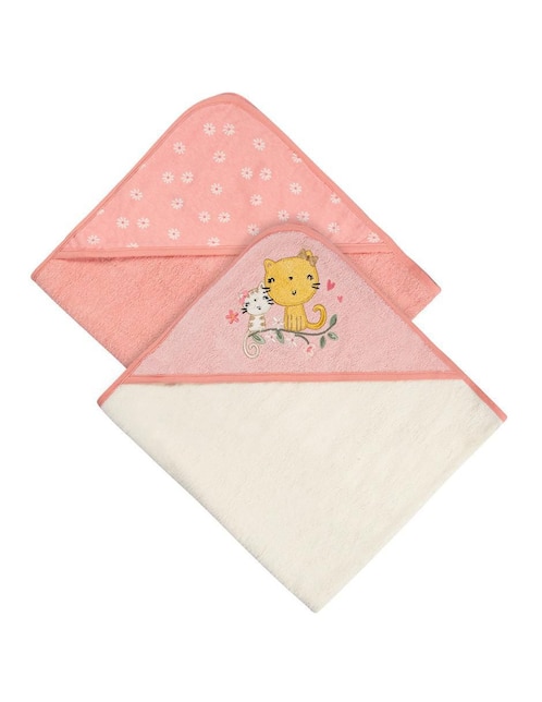 Set de toalla con gorro de algodón infantil