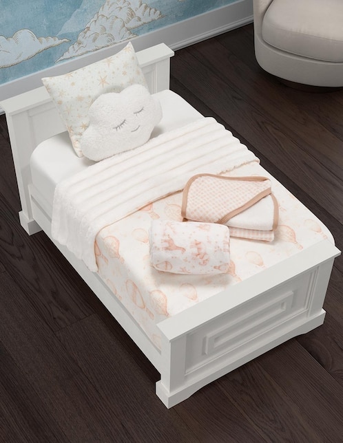 MON CARAMEL Set cobijas de tejido suave Mon Caramel Baby animal para bebé