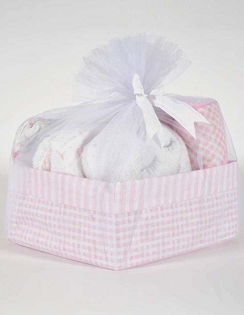 SET COBIJAS MON CARAMEL CANASTA , ROSAA