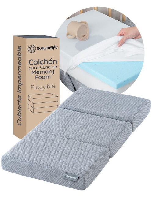 Colchón p/cuna Esquimal impermeable confort medio