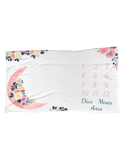 Frazada Luna Rosas bebé 1