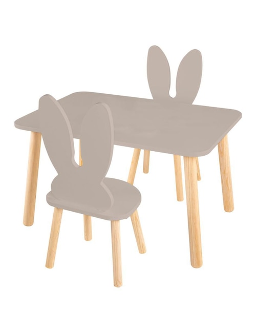 Set de mesa infantil no sí no aplica duduk "de" madera