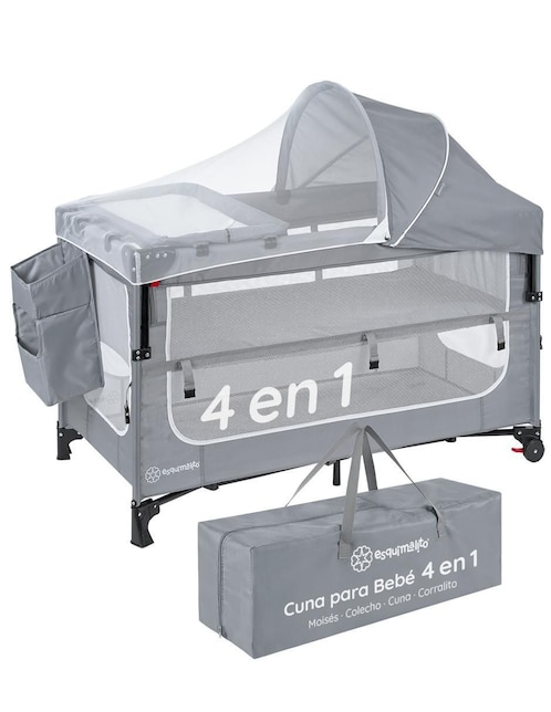ESQUIMAL Cuna colecho Esquimal 4 en 1 portátil Dreamfit