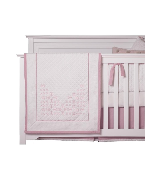 Juego de cuna Babuu Baby Tulipán para bebé niña 4 piezas