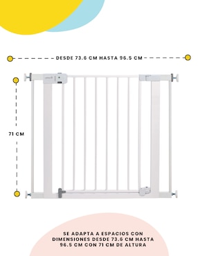 Puerta de seguridad de metal para bebé Safety 1St