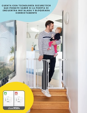 Puerta de seguridad de metal para bebé Safety 1St