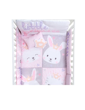 Juego de cuna Chiquimundo Princesitas para bebé niña 6 piezas