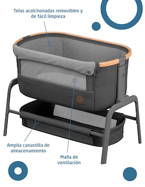 Cuna colecho portátil Maxi Cosi Iora Graphito