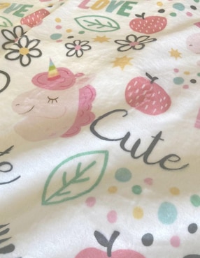 Cobija de tejido plano Beikia para bebé niña