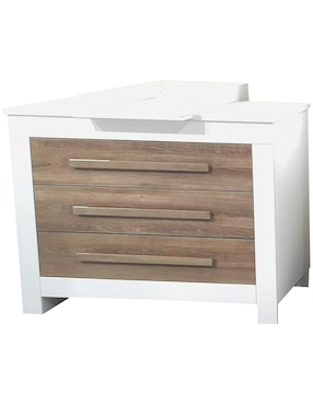 Cómoda con cambiador Parma Mon Caramel de MDF