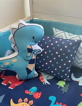 Juego de cuna Beikia Dino Colors infantil unisex 6 piezas