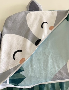 Toalla con capucha Beikia Mapache Tribal