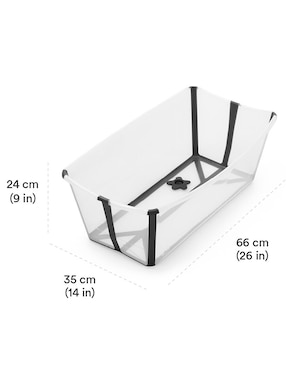 Bañera Stokke de plástico
