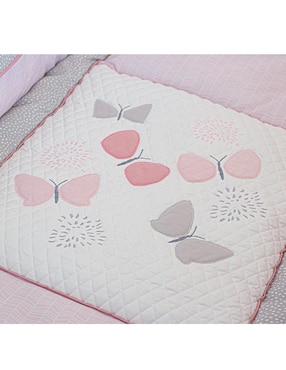 Juego de cuna Pipapo Mariposa para bebé niña 4 piezas