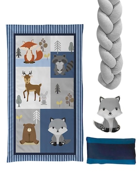 Juego de cuna Beikia Forest infantil unisex 5 piezas