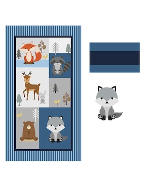 Juego de cuna Beikia Forest infantil unisex 5 piezas