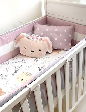 Juego de cuna Beikia Sweet Animals para bebé niña 5 piezas