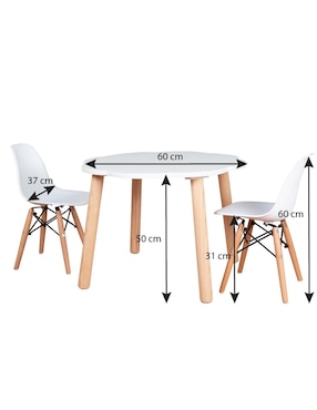 Set de mesa infantil Duduk Montessori de 3 piezas