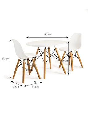 Set de mesa infantil Duduk Montessori de 3 piezas