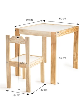 Set de mesa infantil Duduk Montessori de 2 piezas