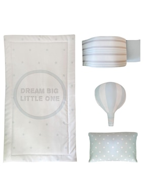 Juego de cuna Beikia Dream Big infantil unisex 5 piezas