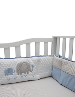 Juego de cuna Babuu Elefantes para bebé niño 4 piezas