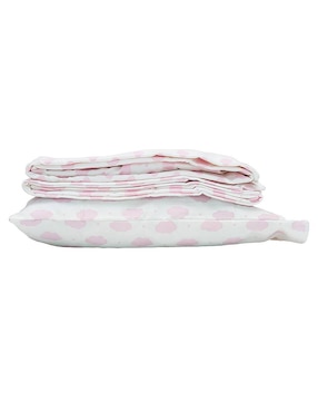 Juego de sábanas de algodón Bambineto