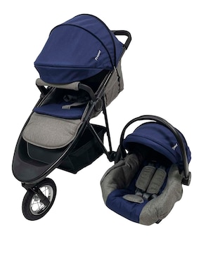 Carriola Con Portabebé Travel System Prinsel Acero Inoxidable