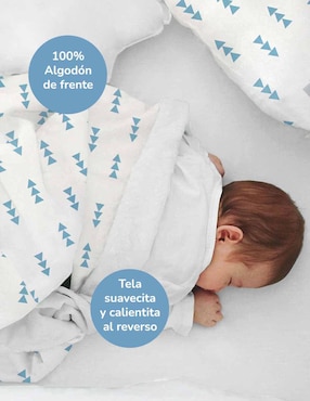 Cobija de tejido plano Nap para bebé niño